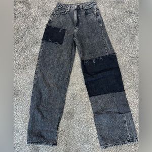 Garage Black Patch Jeans